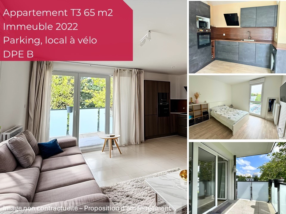 Vente Appartement à Rennes 3 pièces