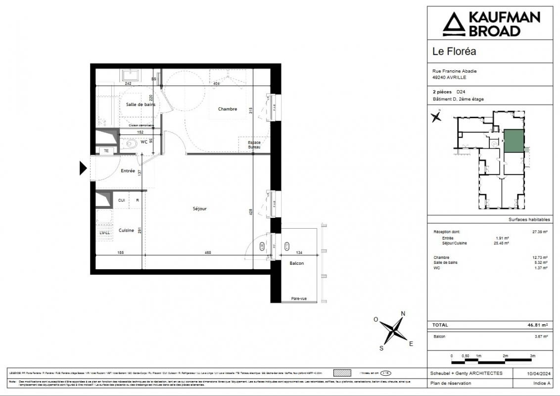 Vente Appartement à Avrillé 2 pièces