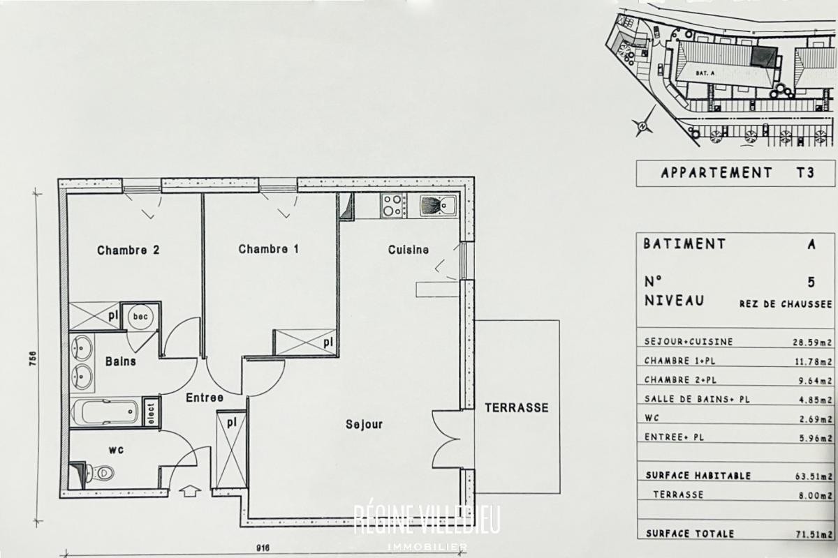 Vente Appartement à Tourlaville 3 pièces