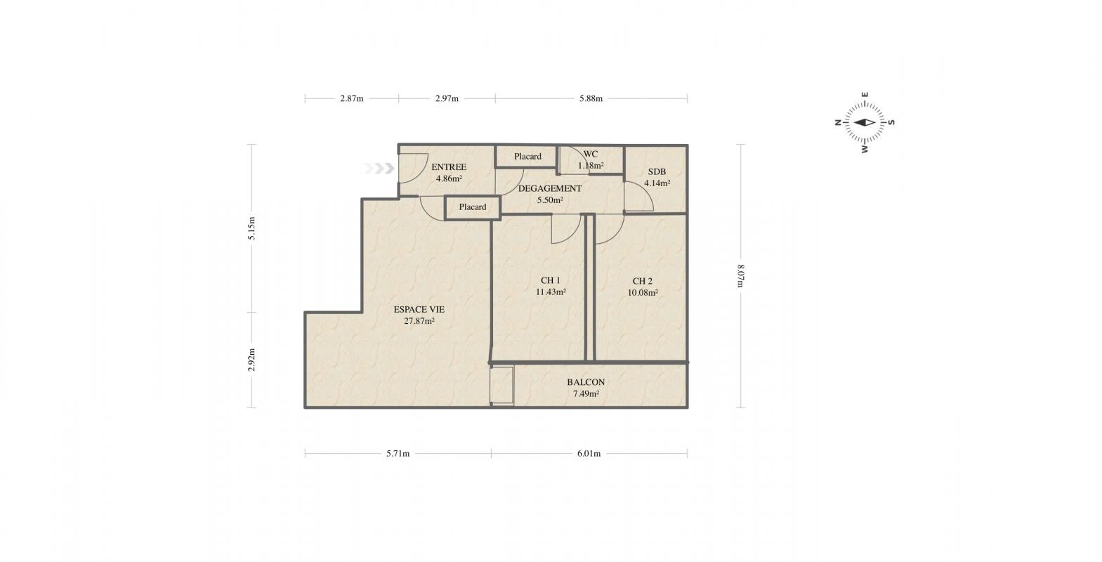 Vente Appartement à Metz 3 pièces