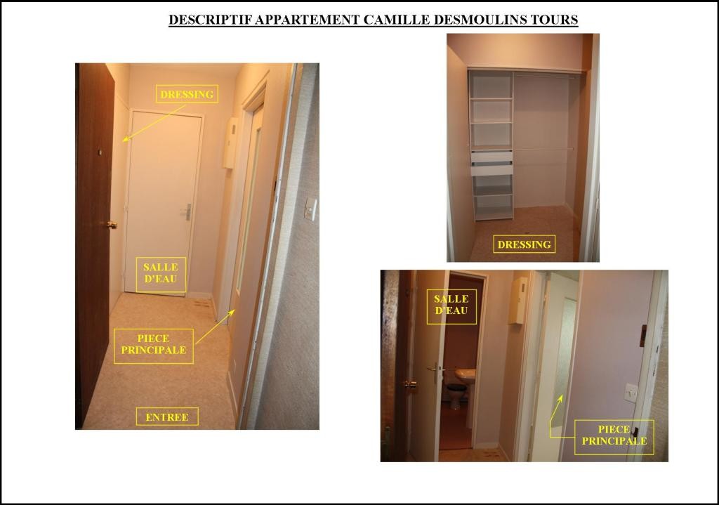 Location Appartement à Tours 1 pièce