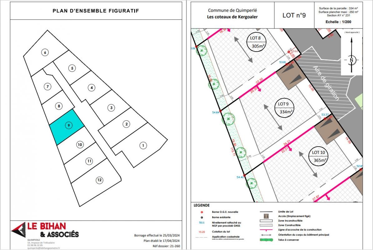 Vente Terrain à Quimperlé 0 pièce