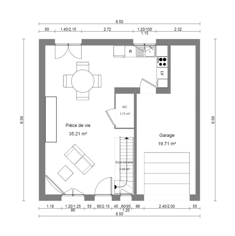 Construction Maison à Audun-le-Roman 5 pièces