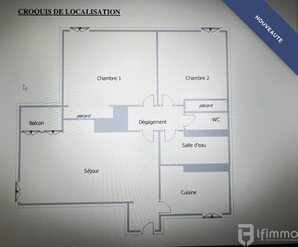 Vente Appartement à Marseille 14e arrondissement 3 pièces