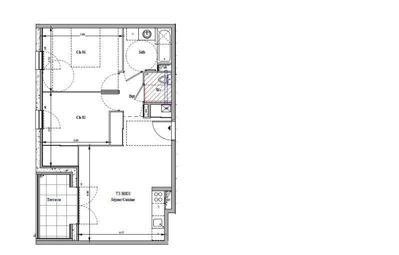 Location Appartement à Lentilly 3 pièces