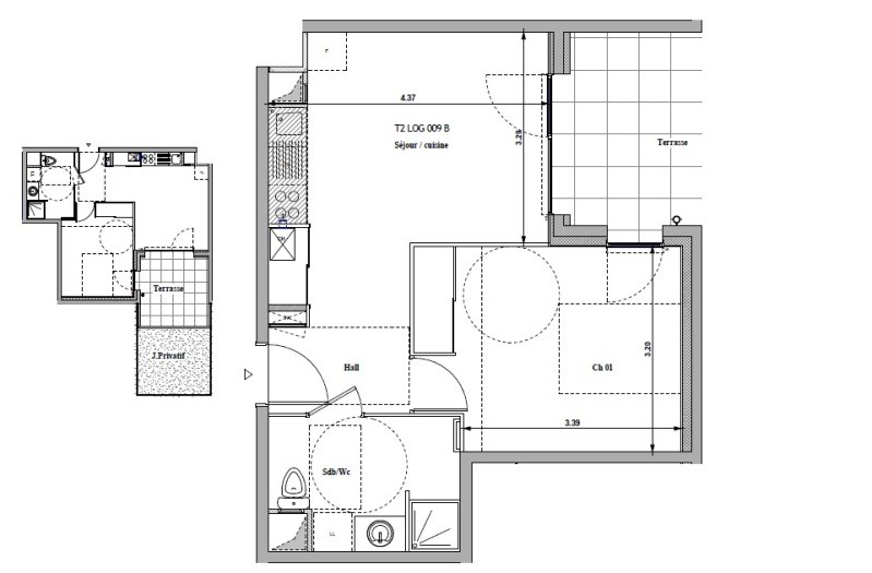 Location Appartement à Saint-Fons 2 pièces