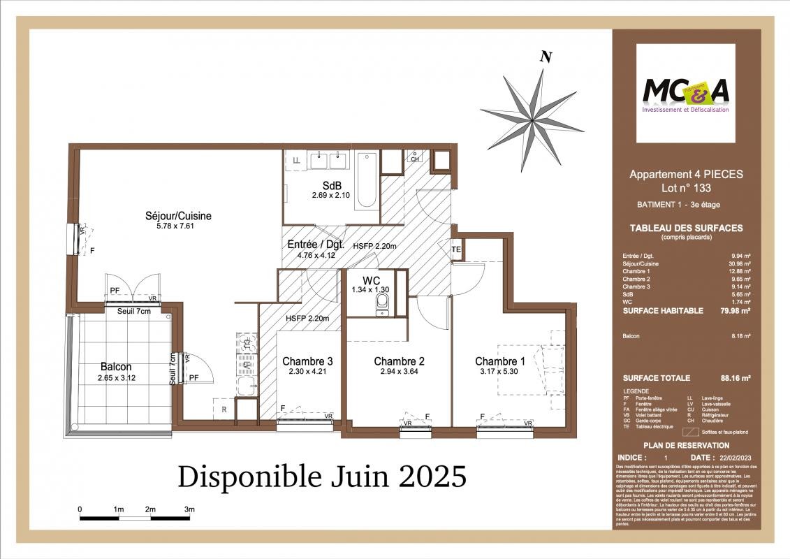 Vente Appartement à Saint-Fons 4 pièces