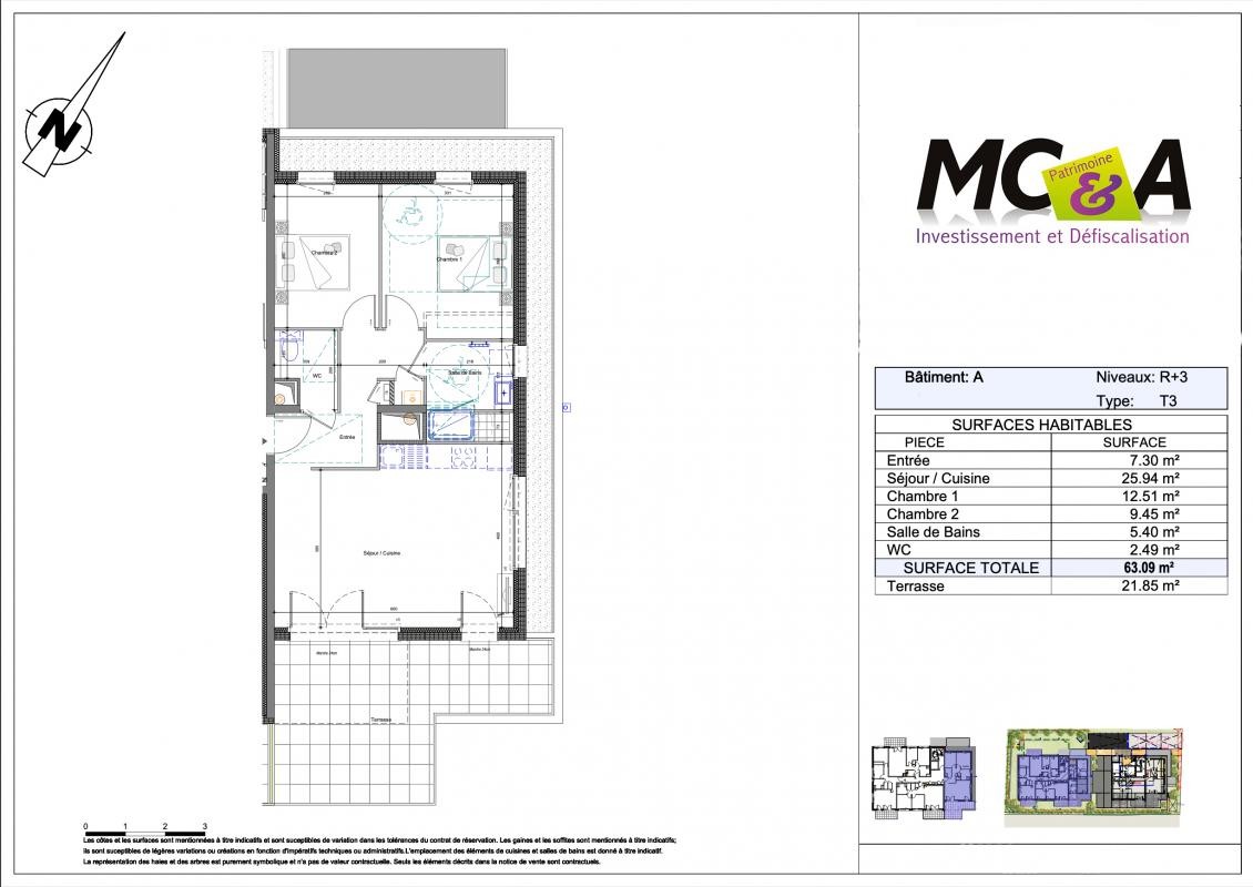 Vente Appartement à Thonon-les-Bains 3 pièces