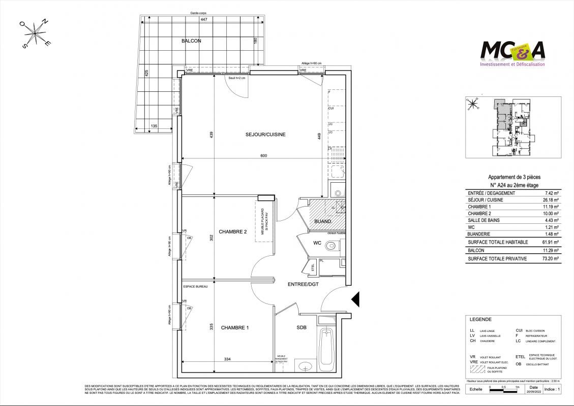 Vente Appartement à Thonon-les-Bains 3 pièces