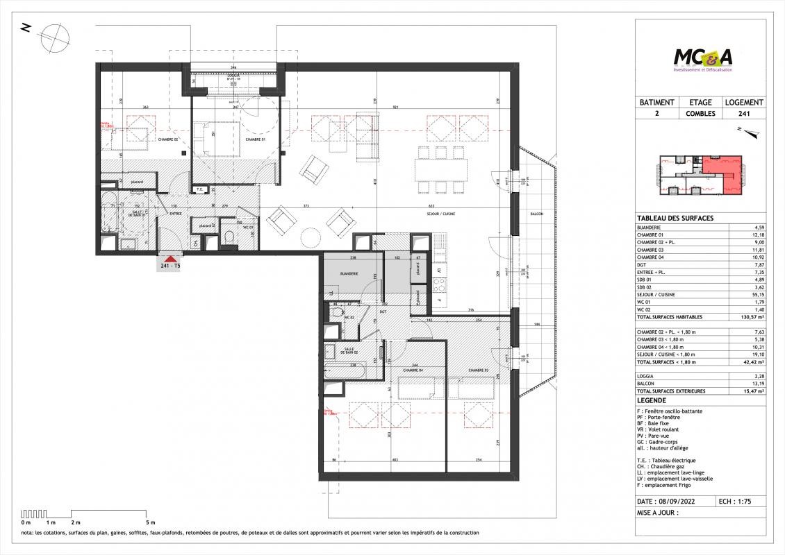 Vente Appartement à Saint-Gervais-les-Bains 5 pièces