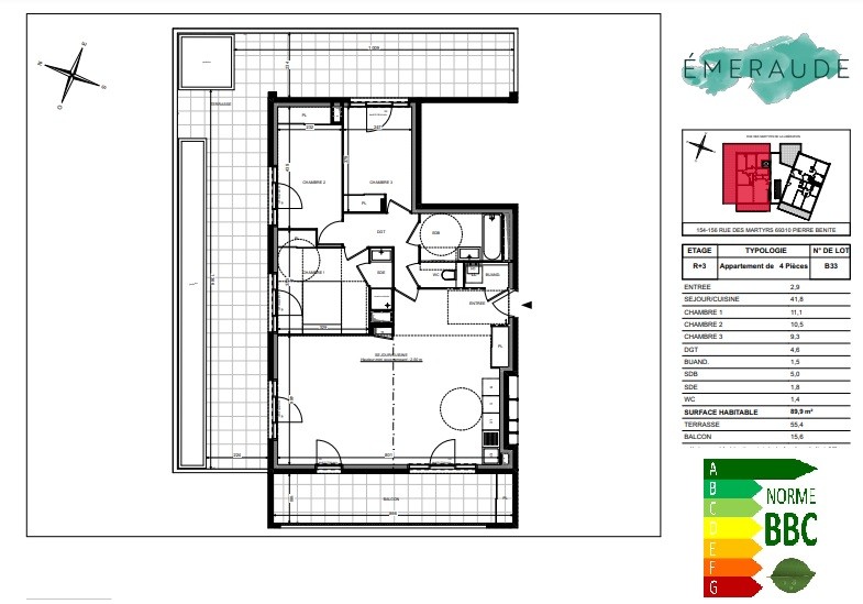 Vente Appartement à Pierre-Bénite 4 pièces