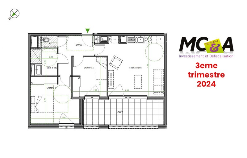 Vente Appartement à Caluire-et-Cuire 3 pièces