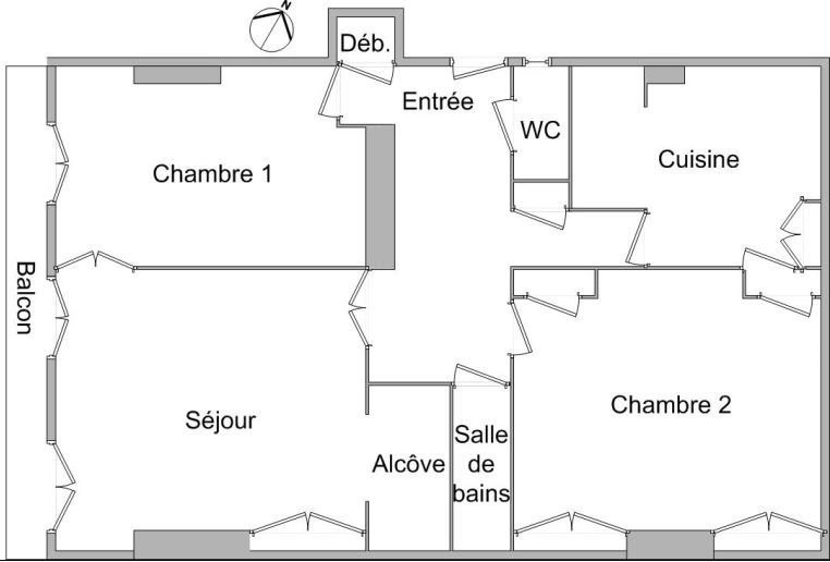 Location Appartement à Lyon 6e arrondissement 3 pièces