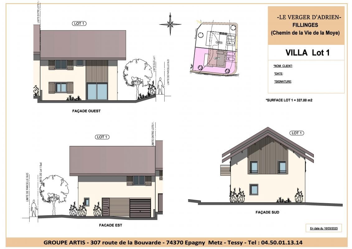 Construction Maison à Fillinges 5 pièces