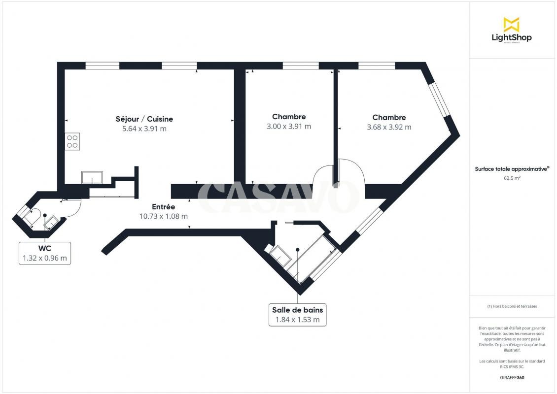 Vente Appartement à Vanves 3 pièces