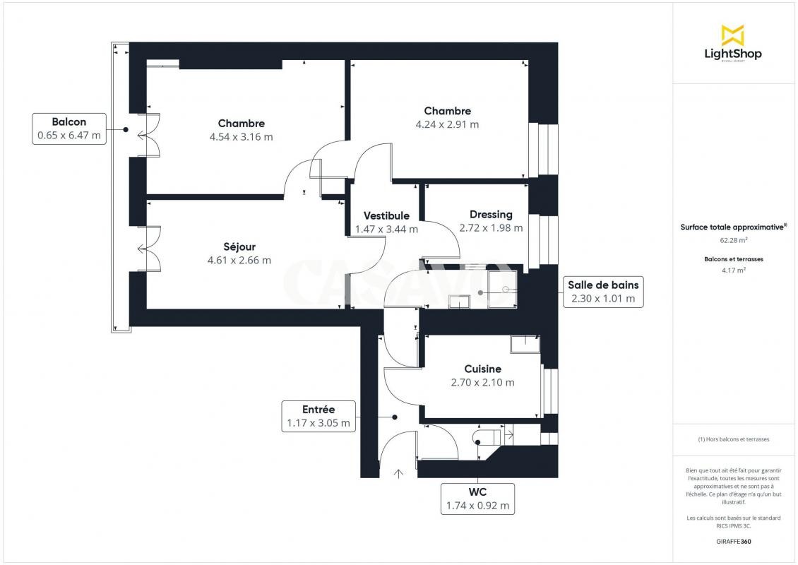 Vente Appartement à Paris Butte-Montmartre 18e arrondissement 4 pièces