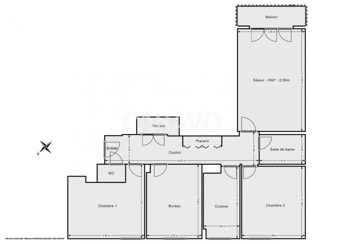 Vente Appartement à Paris Observatoire 14e arrondissement 4 pièces