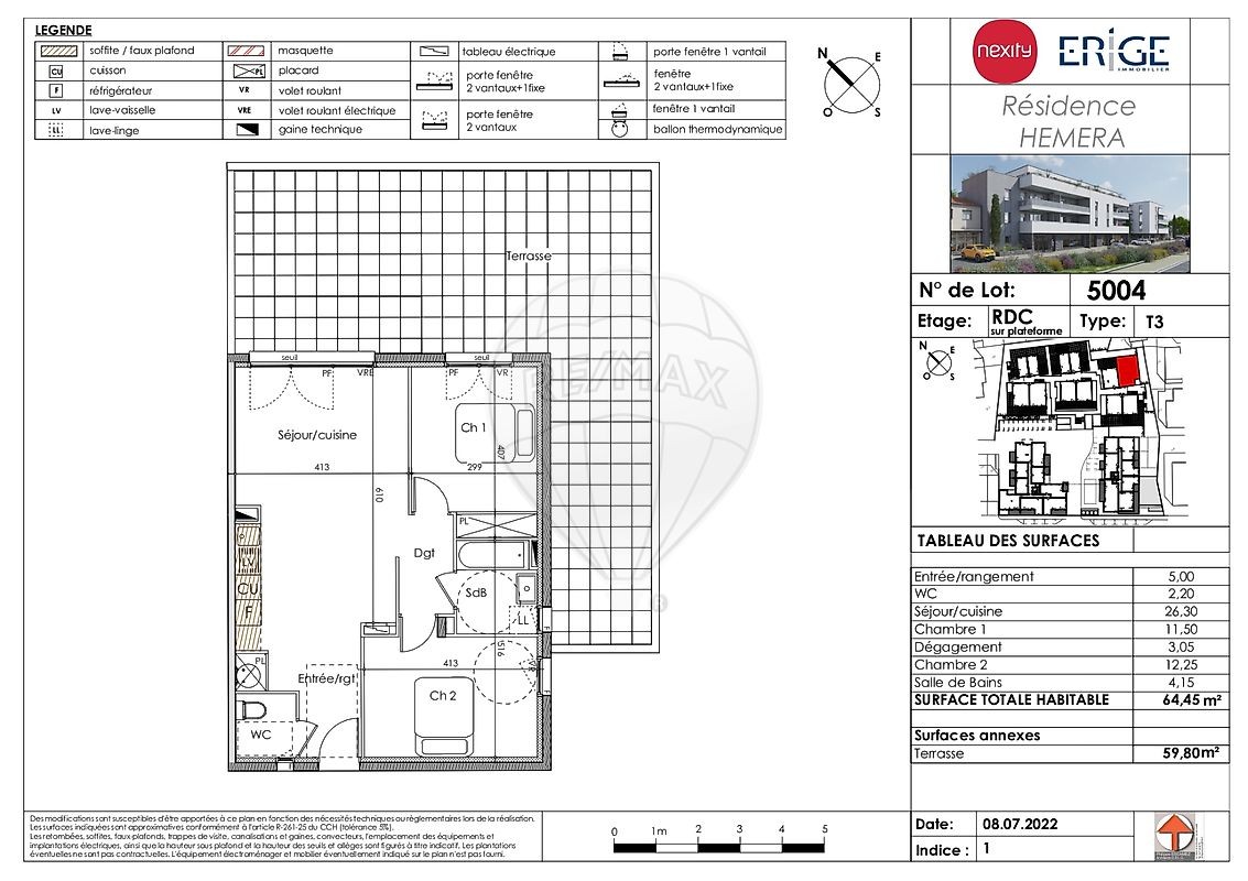 Vente Appartement à Agde 3 pièces