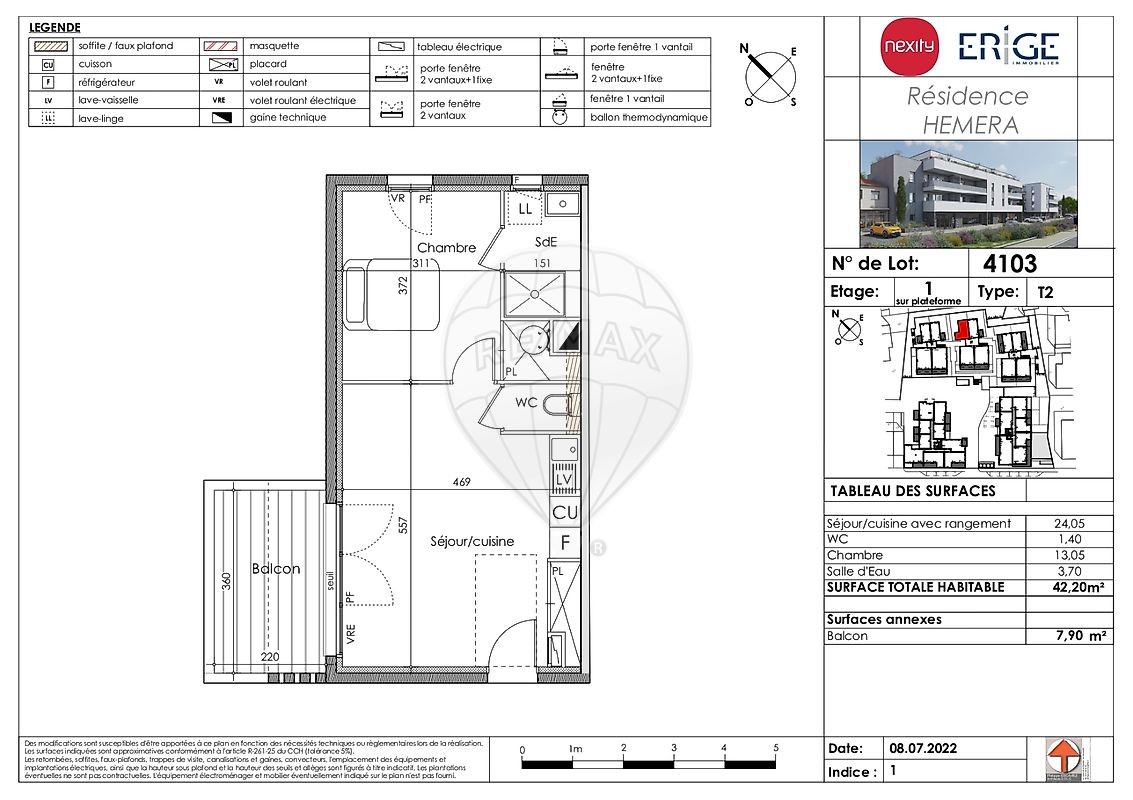 Vente Appartement à Agde 2 pièces