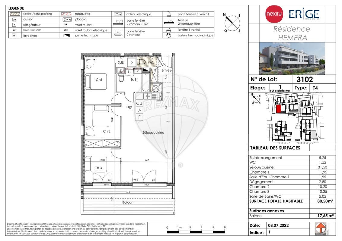 Vente Appartement à Agde 4 pièces