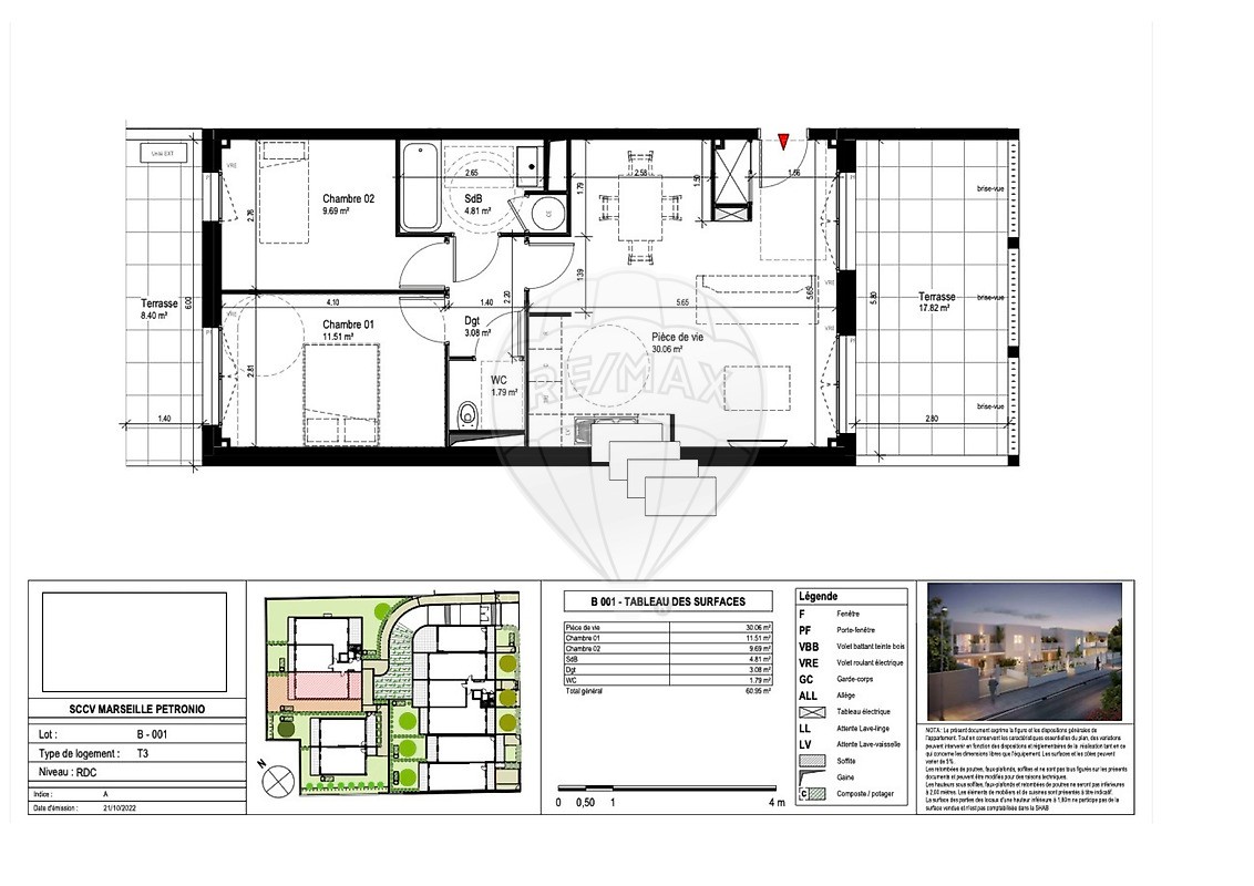 Vente Appartement à Marseille 9e arrondissement 3 pièces