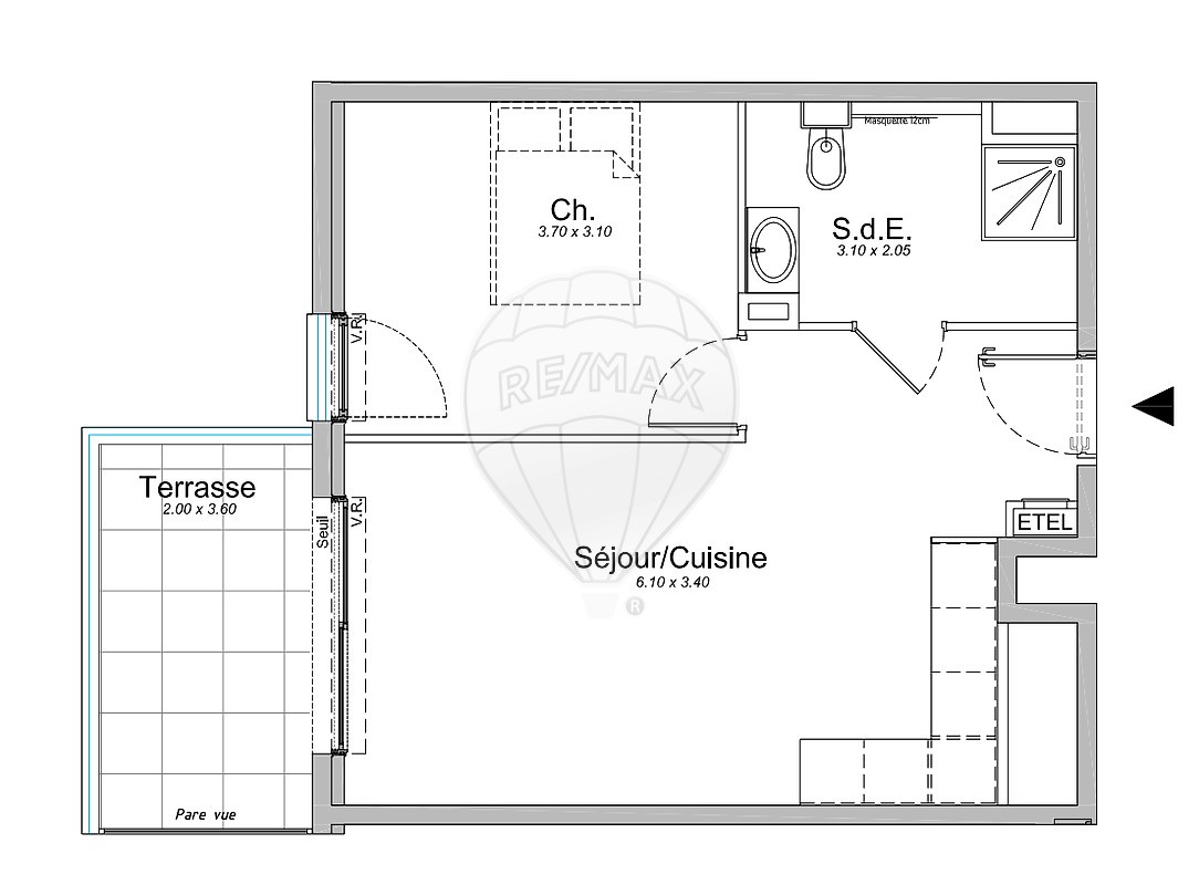 Vente Appartement à Saint-Laurent-du-Var 2 pièces