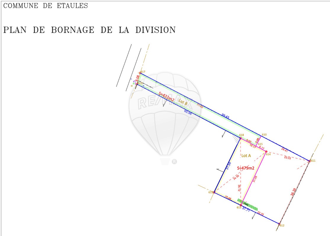 Vente Terrain à Étaules 0 pièce