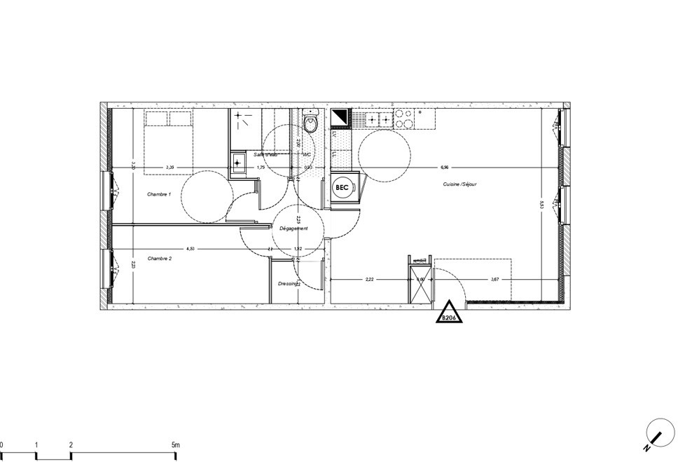 Location Appartement à Compiègne 3 pièces