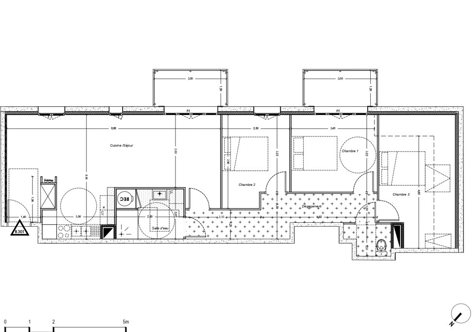 Location Appartement à Compiègne 4 pièces