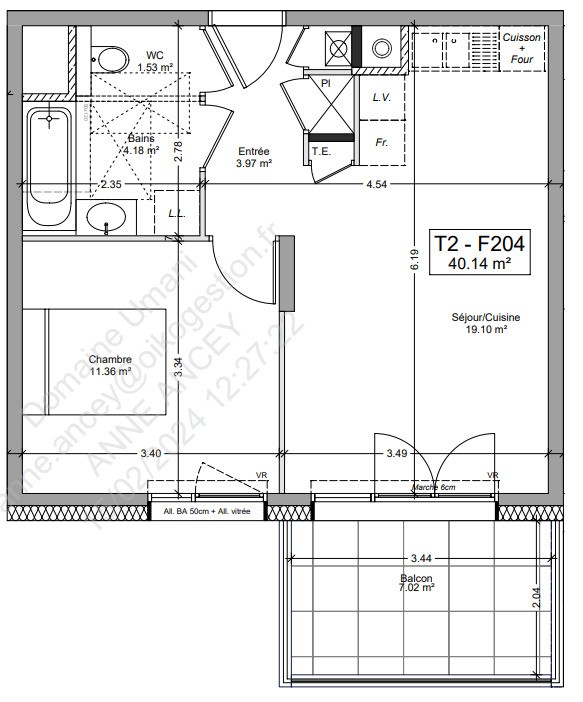 Location Appartement à Bossey 2 pièces