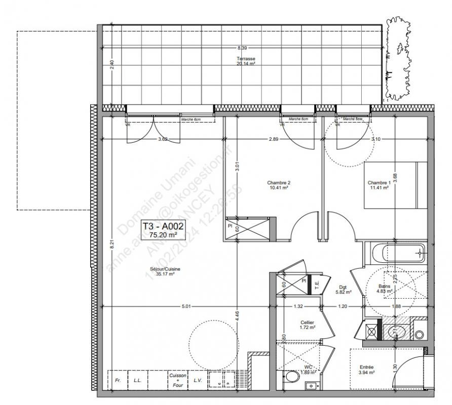 Location Appartement à Bossey 3 pièces