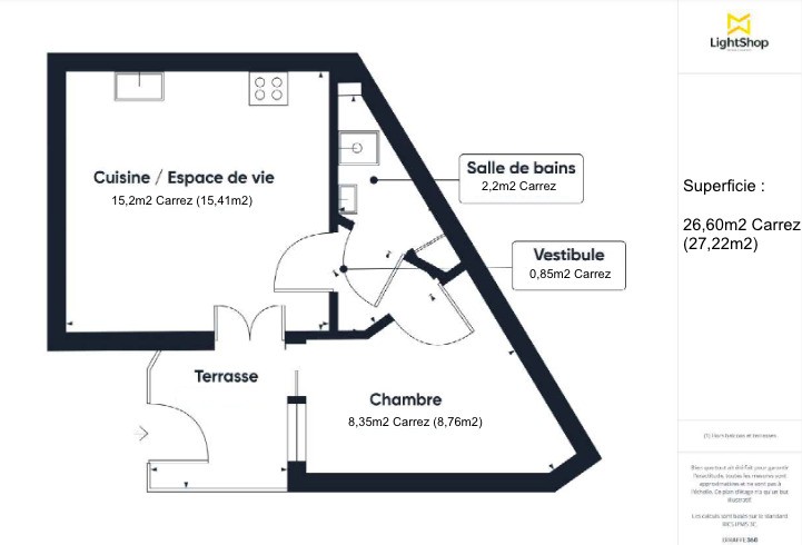 Vente Appartement à Paris Opéra 9e arrondissement 2 pièces