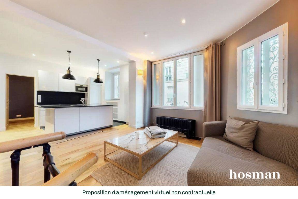 Vente Appartement à Paris Batignolles-Monceaux 17e arrondissement 3 pièces