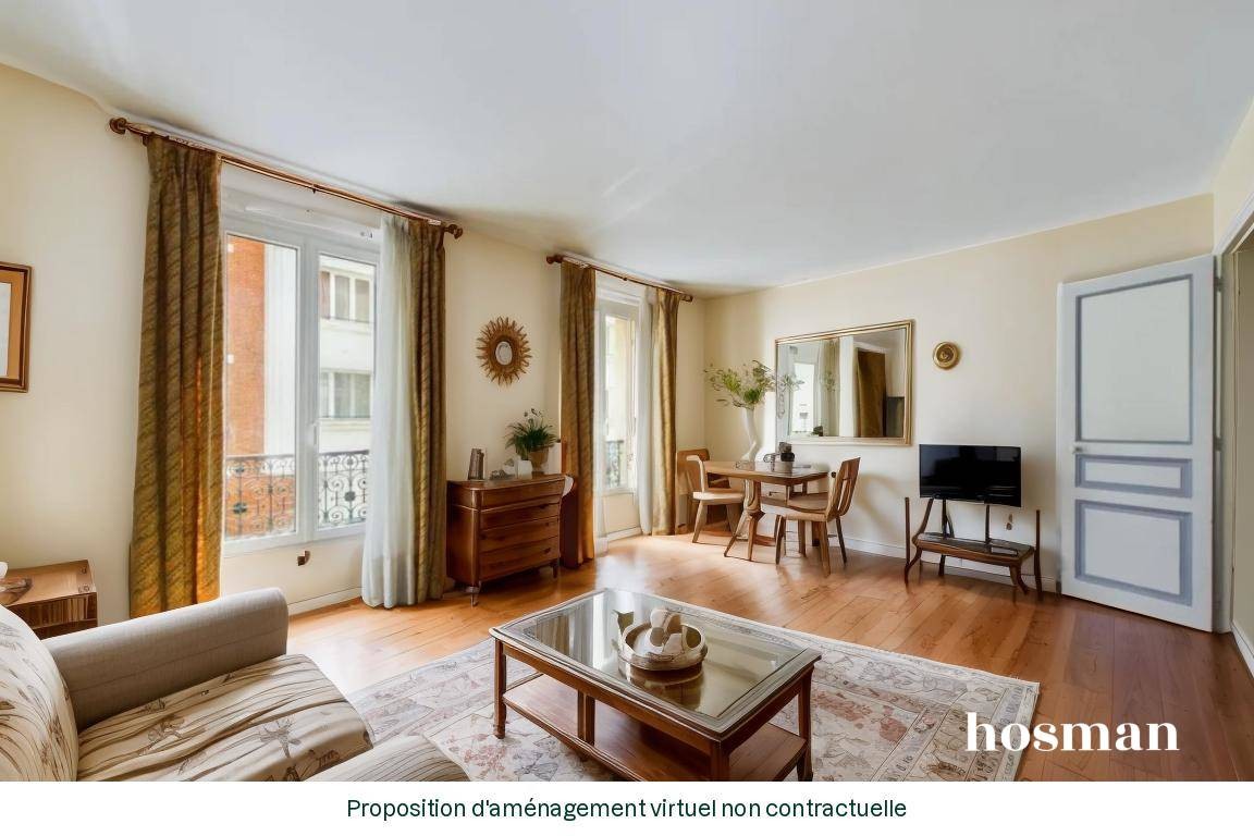 Vente Appartement à Paris Batignolles-Monceaux 17e arrondissement 3 pièces