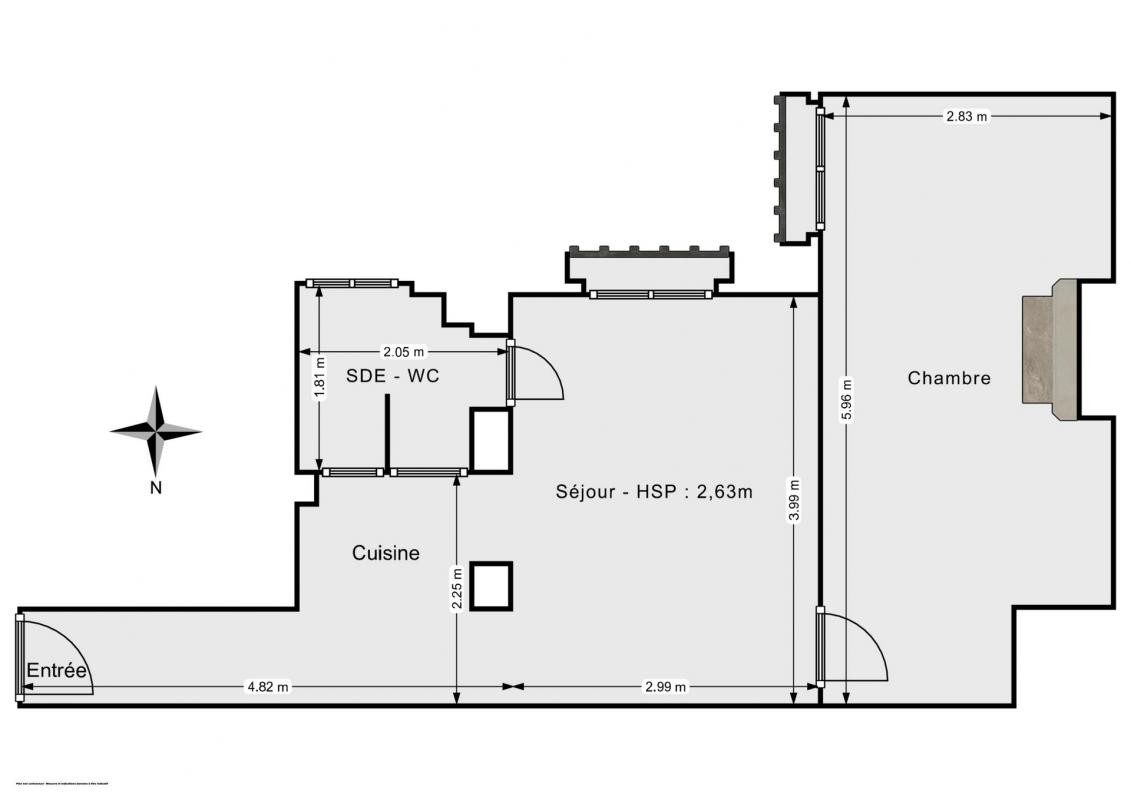 Vente Appartement à Saint-Denis 2 pièces