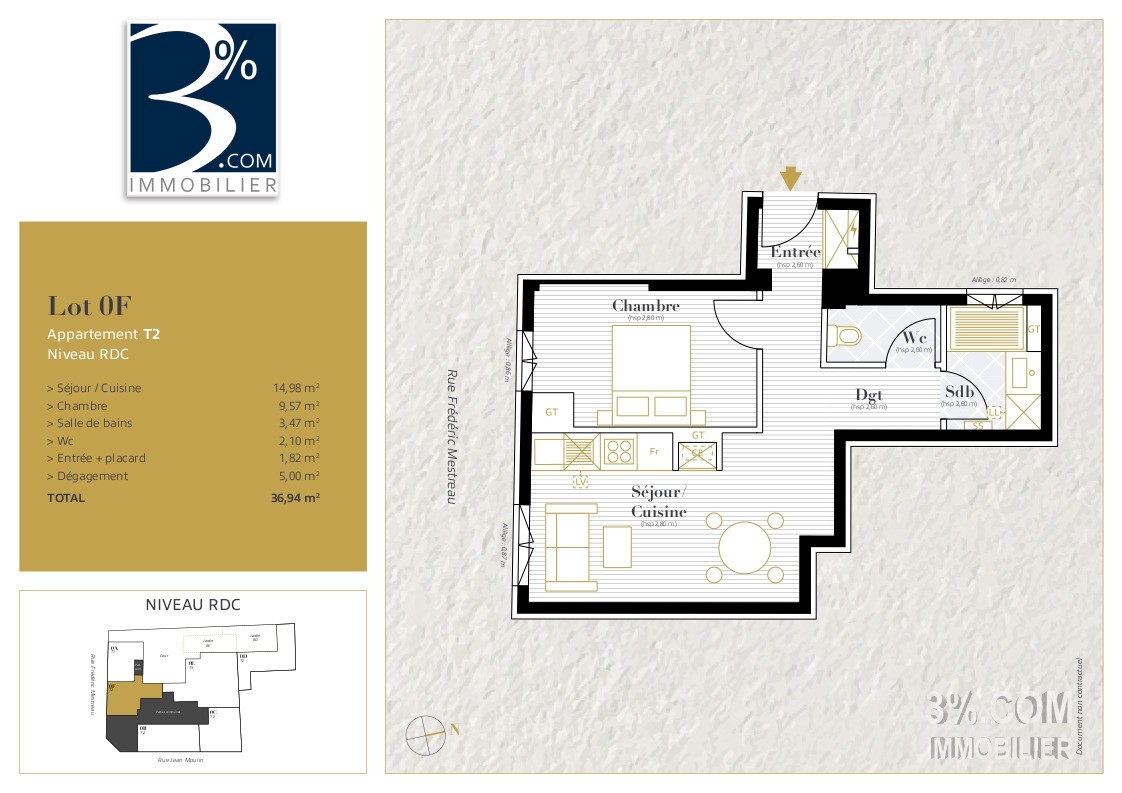 Vente Appartement à Saintes 2 pièces