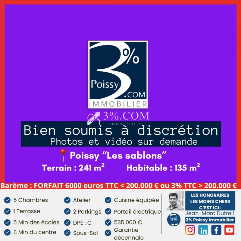 Vente Maison à Poissy 8 pièces