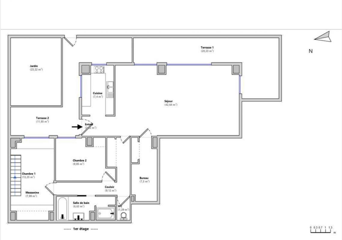 Vente Appartement à Suresnes 5 pièces