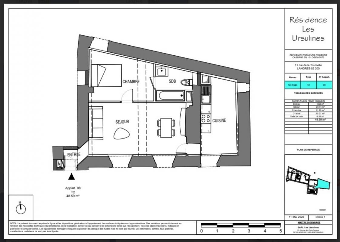 Vente Appartement à Langres 2 pièces