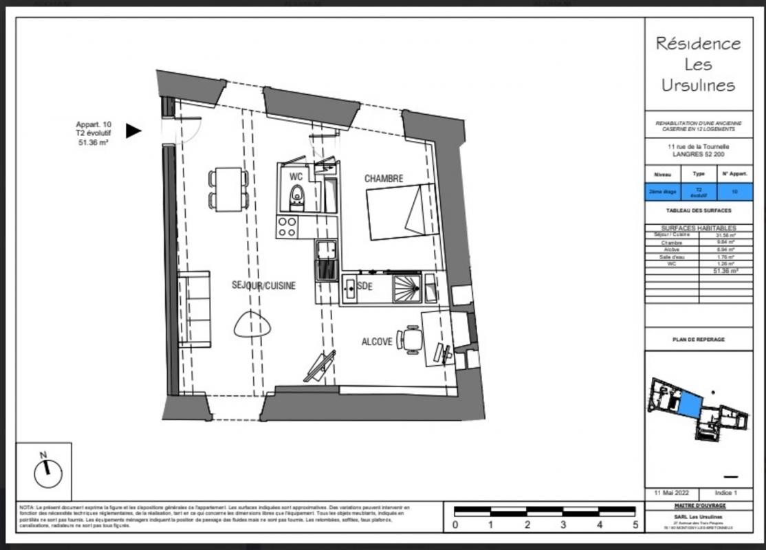 Vente Appartement à Langres 2 pièces