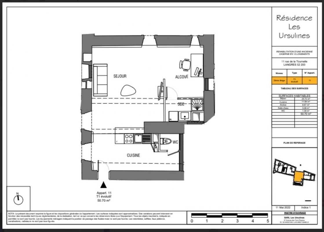 Vente Appartement à Langres 1 pièce