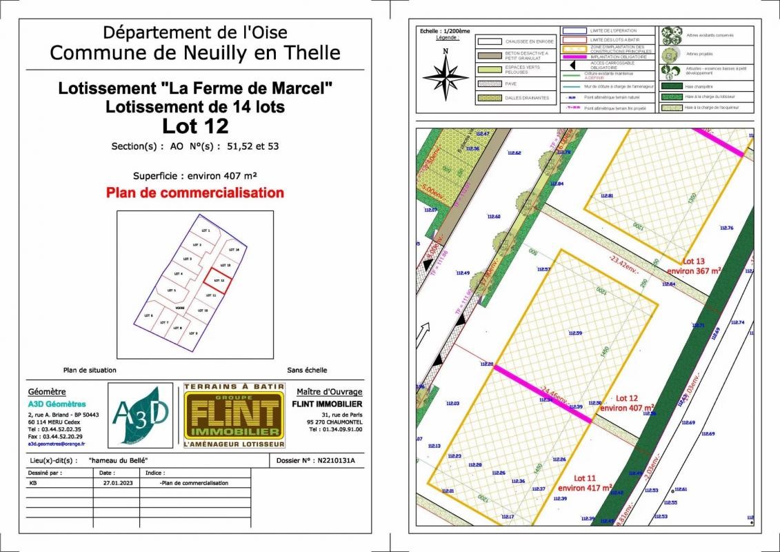 Vente Terrain à Neuilly-en-Thelle 0 pièce