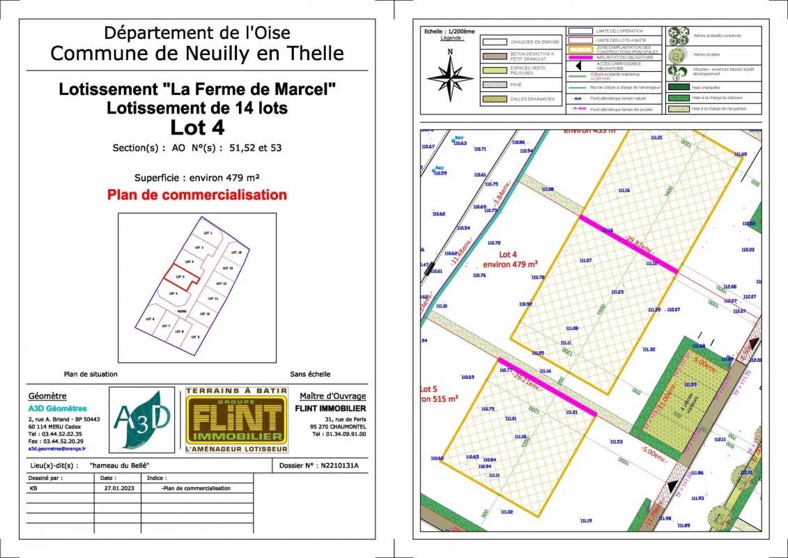 Vente Terrain à Neuilly-en-Thelle 0 pièce