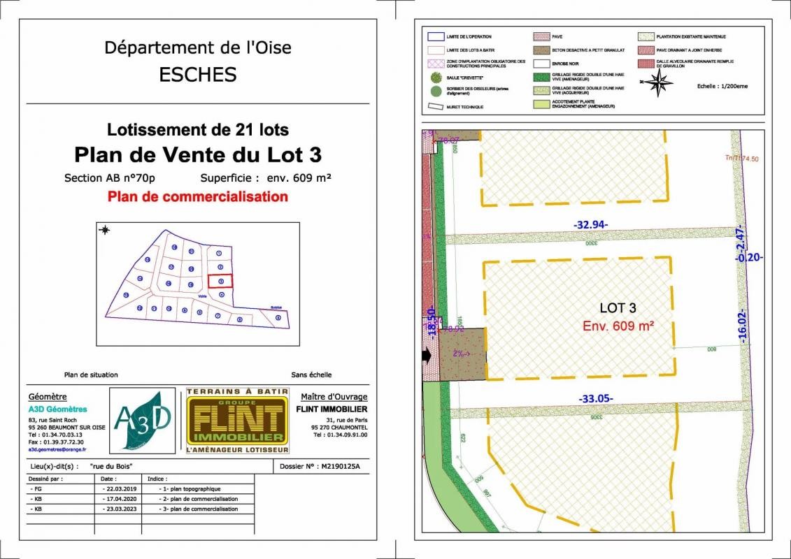 Vente Terrain à Esches 0 pièce