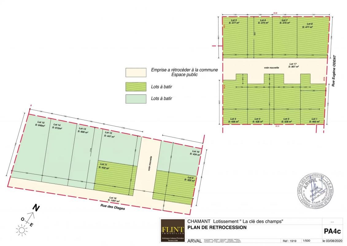 Vente Terrain à Chamant 0 pièce