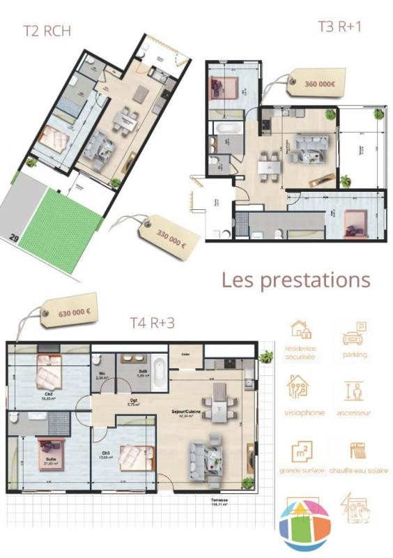 Vente Appartement à les Trois-Bassins 4 pièces