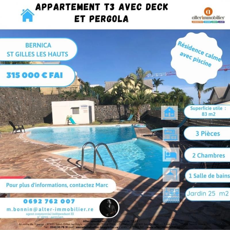 Vente Appartement à Saint-Paul 3 pièces