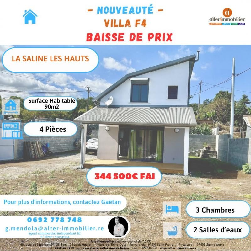 Vente Maison à Saint-Paul 4 pièces