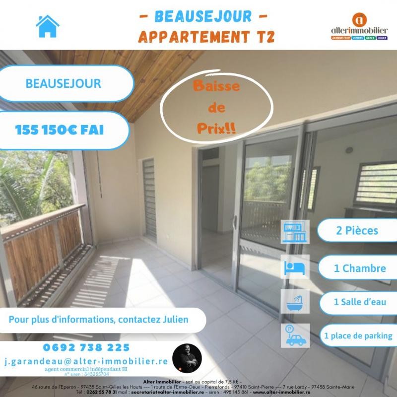 Vente Appartement à Sainte-Marie 2 pièces