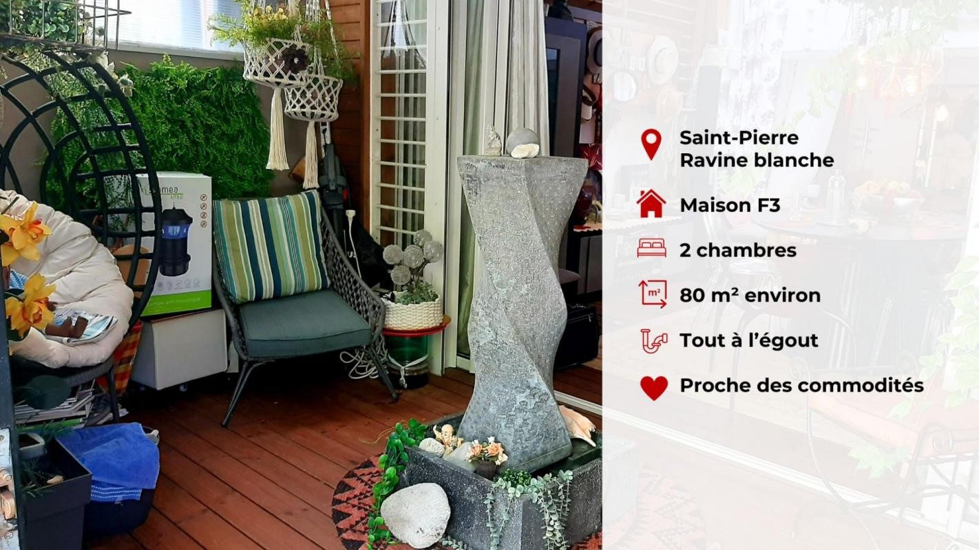 Vente Maison à Saint-Pierre 3 pièces